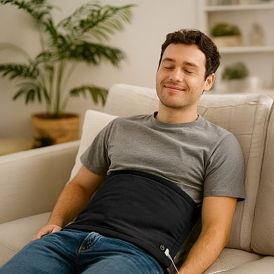 Pursonic Large Electric Heating Pad with USB-C 12"x24", Ultra Soft Fabric, 3 Heat Settings