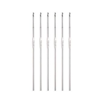 Stainless Steel Crochet Hook 2mm US Size 4 Knitting Needles for DIY Craft Yarn 6 pc
