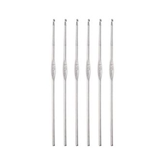 Stainless Steel Crochet Hook 1.5mm US Size 8 Knitting Needles for DIY Craft Yarn 6 pc