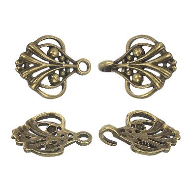 Cloak Clasp, Sew on Hooks and Eyes Vintage Cape Clasps, Sweater Shawl Collar Cardigan Buckles