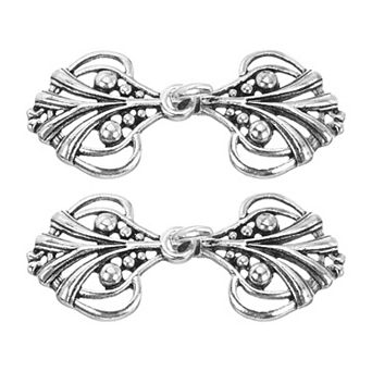 Cloak Clasp, Sew on Hooks and Eyes Vintage Cape Clasps, Sweater Shawl Collar Cardigan Buckles