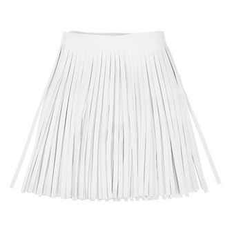 2 Yards 8 Inch Faux PU Leather Fringe Trim Tassel Fringe for Sewing