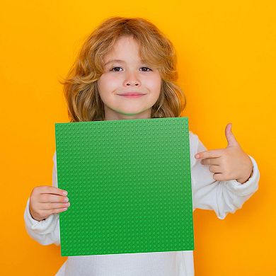 PicassoTiles 10"x10" Classic Multi Color Building Brick Plates - 10 Pack