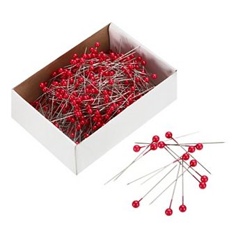 Sewing Pins 800 pc Round Pearl Dressmaking Corsage Pins Straight Pins