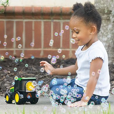 John Deere Tractor Bubble Machine with 4-oz. Bubble Solution