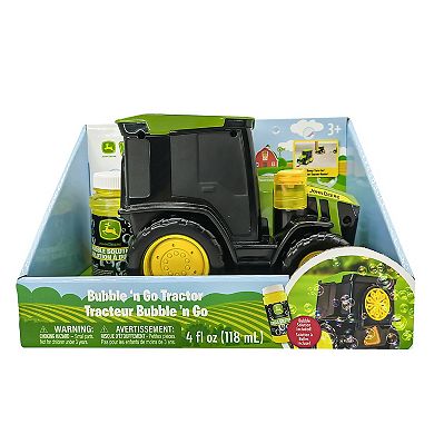 John Deere Tractor Bubble Machine with 4-oz. Bubble Solution