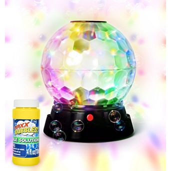 Maxx Bubbles Light-Up Bubble Machine with Bubble Solution