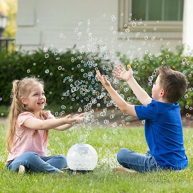 Maxx Bubbles Light-Up Bubble Machine with Bubble Solution