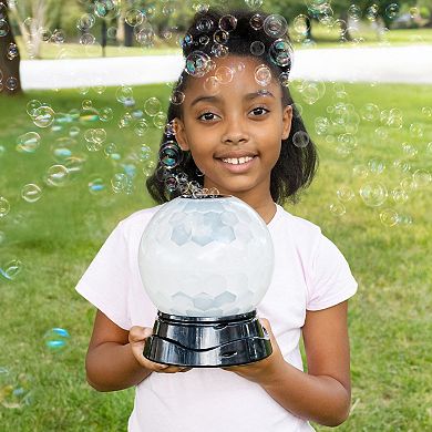 Maxx Bubbles Light-Up Bubble Machine with Bubble Solution