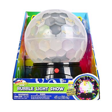 Maxx Bubbles Light-Up Bubble Machine with Bubble Solution