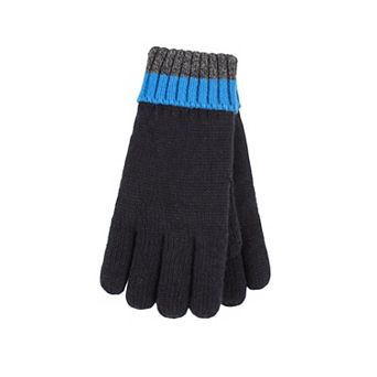 Boys Heat Holders Heatweaver Lined Flat Knit Gloves