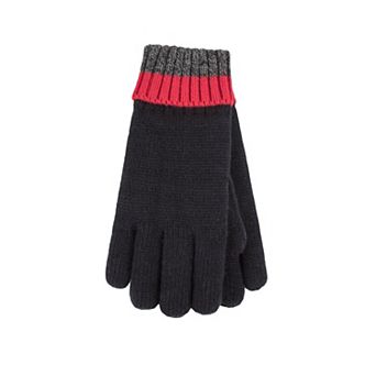 Boys Heat Holders Heatweaver Lined Flat Knit Gloves