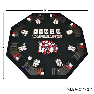 Trademark Poker Foldable Poker Table 2-pc. Set