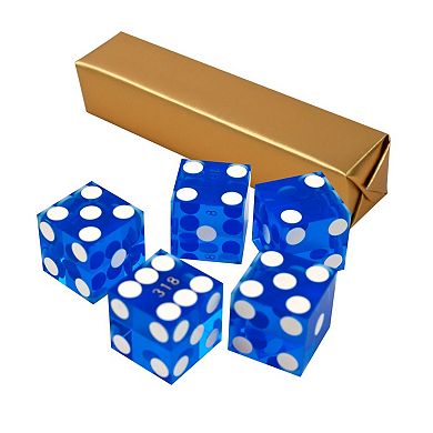 Trademark Poker Serialized Casino Dice 5-pk.