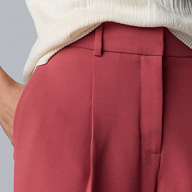 Women's Simply Vera Vera Wang Luxe Crepe Tapered Ankle Pants