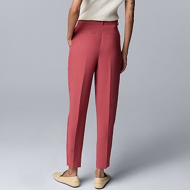 Women's Simply Vera Vera Wang Luxe Crepe Tapered Ankle Pants