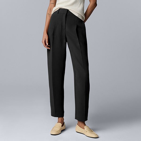 Women's Simply Vera Vera Wang Luxe Crepe Tapered Ankle Pants