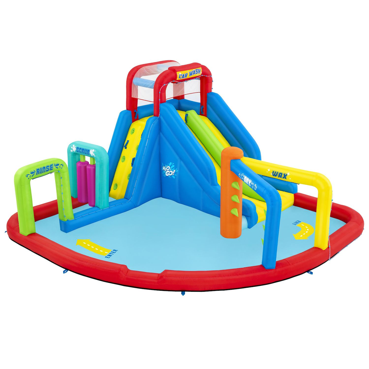 Детские игрушки H2OGO! H2OGO! Splash 'n Wash Inflatable Mega Water Park