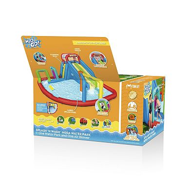 H2OGO! Splash 'n Wash Inflatable Mega Water Park