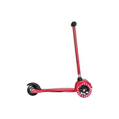 Voyager 3 Wheel Tilt N Turn Scooter with Light Up T-Bar & Wheels