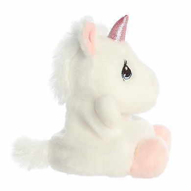 Aurora Mini White Adorable Stuffed Animal Palm Pals 5" Sparkle Unicorn Precious Moments