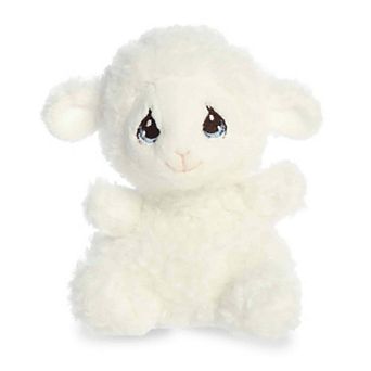 Aurora Mini White Adorable Stuffed Animal Palm Pals 5" Luffie Lamb Precious Moments