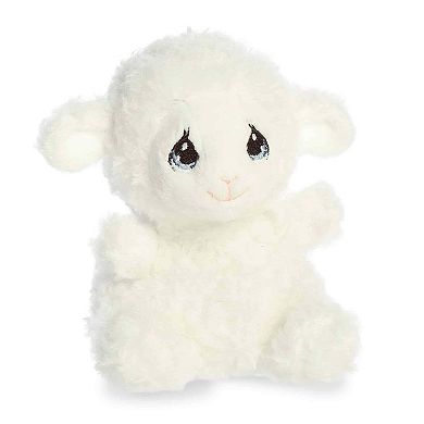 Aurora Mini White Adorable Stuffed Animal Palm Pals 5" Luffie Lamb Precious Moments