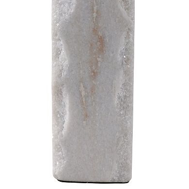 Marble Stone Candle Holder Cylindrical Taper Sleek Sculptural Design
