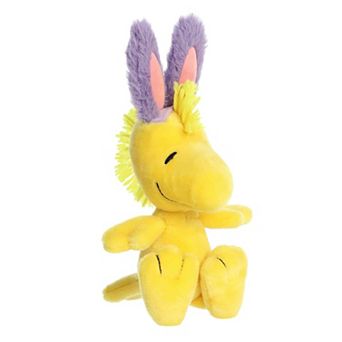 Aurora Small Yellow Adorable Stuffed Animal 8" Easter Woodstock Peanuts