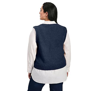 Avenue Women's Plus Size Ava Duet Vest