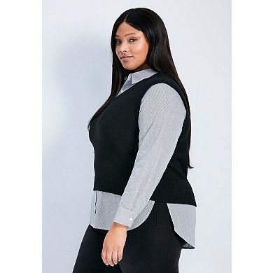 Avenue Women's Plus Size Ava Duet Vest