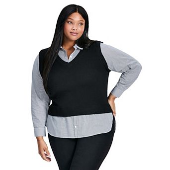 Avenue Women's Plus Size Ava Duet Vest