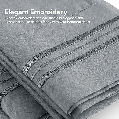 Pillowcase Set of 2 Soft Double Brushed Microfiber