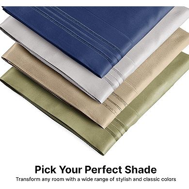 Pillowcase Set of 2 Soft Double Brushed Microfiber