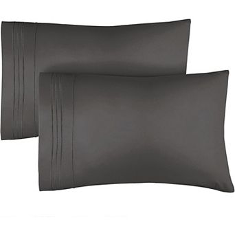 Pillowcase Set of 2 Soft Double Brushed Microfiber