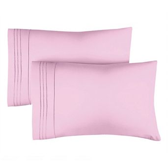 Pillowcase Set of 2 Soft Double Brushed Microfiber