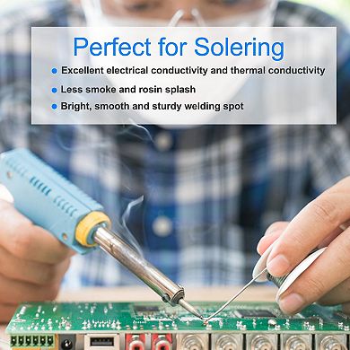 60/40 Tin Lead Rosin Core Solder Wire 0.8mm, 1lb Sn60/Pb40 with 1.7% Flux