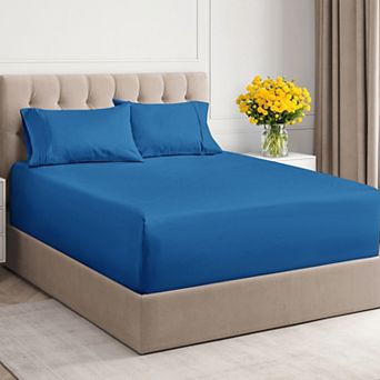 4 pc Extra Deep Pocket Microfiber Sheet Set