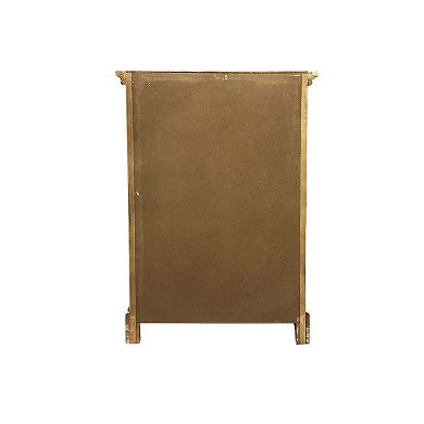 Parisloft Wood Storage Cabinet, Gray and White
