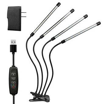 iMounTEK 80W LED Grow Light for Indoor Plants, Full Spectrum with Timer & 10 Dimming Levels