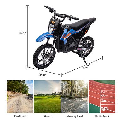 Kids Electric Dirt Bike, 36V Electric Off-Road Motorcycle