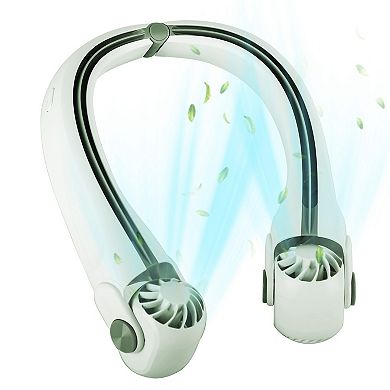Portable Neck Fan Hands-Free Personal Cooling Fan with 3 Speeds & 360° Airflow for Home Travel