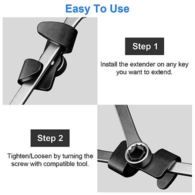 Universal 1/2" Drive Wrench Extender, 21mm Hex Adapter for Nuts & Bolts