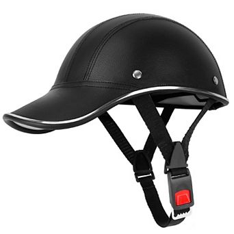Safety Bike Helmet Adjustable Windproof Cycling Hat with Sunshade & Anti-UV