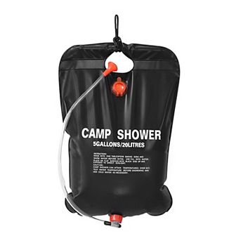 5-Gallon Portable Solar Shower Bag with On-Off Switchable Shower Head