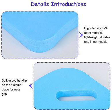 Swimming Kickboard EVA Foam Swim Aid with Handle for Adults Kids and Beginners Training