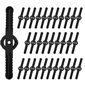 32-Pack Plastic Replacement Blades for Cordless Weed Trimmer