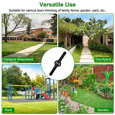 32-Pack Plastic Replacement Blades for Cordless Weed Trimmer