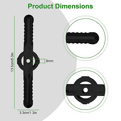 32-Pack Plastic Replacement Blades for Cordless Weed Trimmer