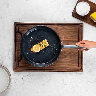 Maestro 5-Ply Stainless Steel Nonstick Frying Pan with Lid